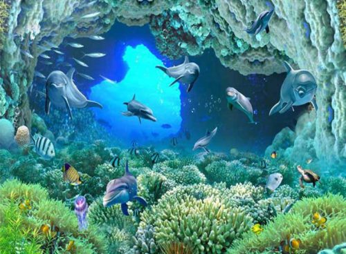 پوستر دیواری سه بعدی کاوش در دریاها کد AN-004 2 پوستر دیواری سه بعدی کاوش در دریاها کد AN-004