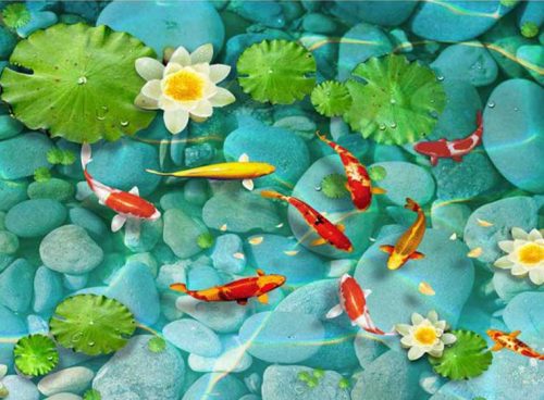 پوستر دیواری سه بعدی زلال زندگی ماهی ها کد AN-006 2 پوستر دیواری سه بعدی زلال زندگی ماهی ها کد AN-006