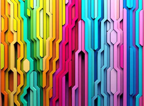 پوستر دیواری کودک سه بعدی رنگ ها کد CN-043 2 پوستر دیواری کودک سه بعدی رنگ ها کد CN-043