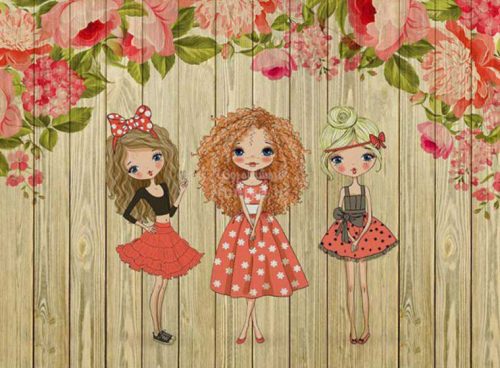 پوستر دیواری دختر کوچولوها کد CN-126 2 پوستر دیواری دختر کوچولوها کد CN-126