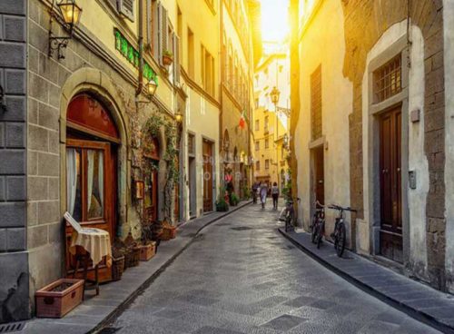 پوستر دیواری سه بعدی کوچه های پاریس کد LS-095 2 پوستر دیواری سه بعدی کوچه های پاریس کد LS-095