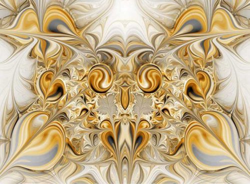 پوستر یواری لوکس سه بعدی رقص رنگ ها (سفید و کرمی) کد LX-042 2 پوستر یواری لوکس سه بعدی رقص رنگ ها (سفید و کرمی) کد LX-042