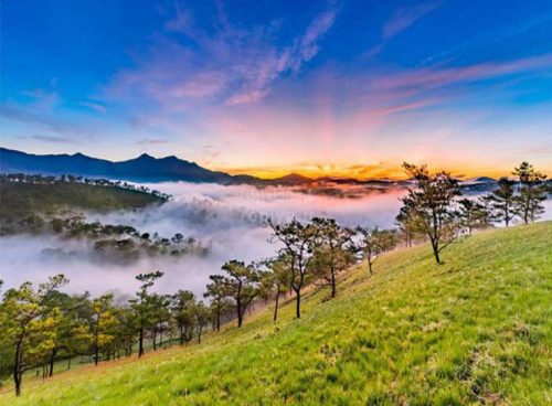 پوستر دیواری سه بعدی بر فراز ابرها کد NT-083 2 پوستر دیواری سه بعدی بر فراز ابرها کد NT-083