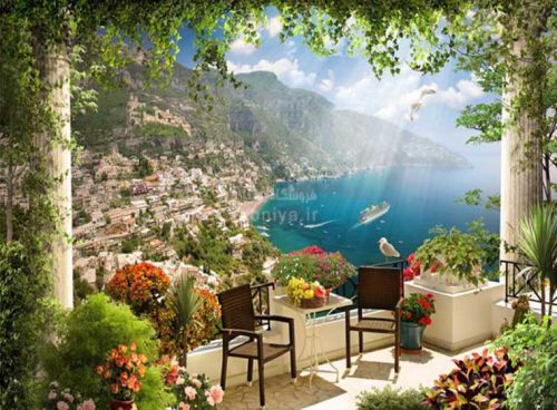 پوستر دیواری سه بعدی ایوان لاکچری کد NT-096 2 پوستر دیواری سه بعدی ایوان لاکچری کد NT-096