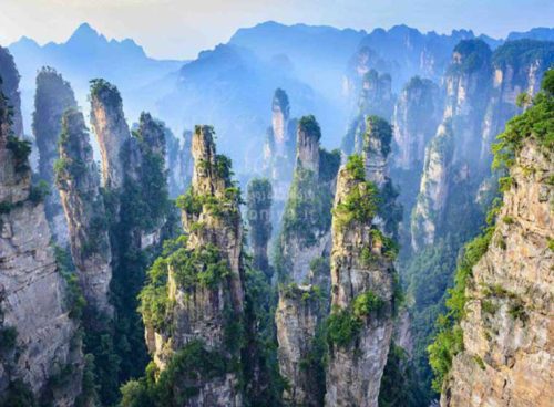 پوستر دیواری سه بعدی بر فراز صخره ها کد NT-145 2 پوستر دیواری سه بعدی بر فراز صخره ها کد NT-145