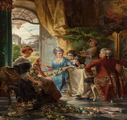 پوستر دیواری سه بعدی نقاشی اروپایی کد RT-037