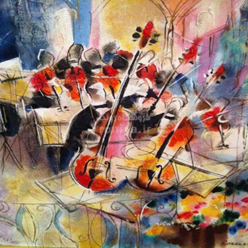 پوستر دیواری سه بعدی ویلون سل کد RT-051 2 پوستر دیواری سه بعدی ویلون سل کد RT-051