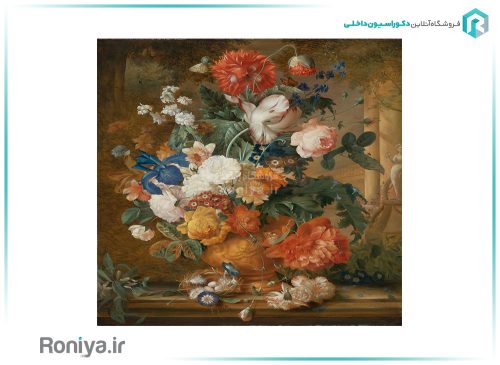پوستر دیواری سه بعدی گلدان کد RT-062