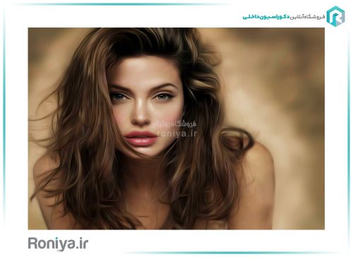پوستر دیواری سه بعدی آنجلینا جولی کد RT-087