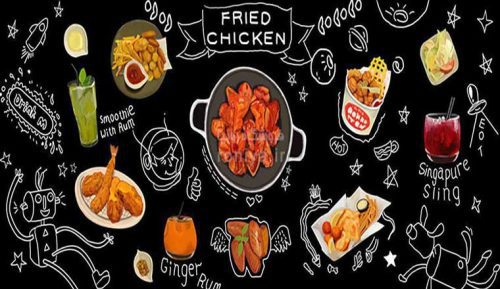 پوستر دیواری سه بعدی ناگت کد RT-101 2 پوستر دیواری سه بعدی ناگت کد RT-101