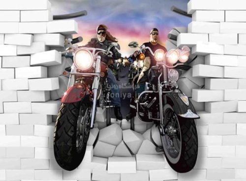 پوستر دیواری موتور کد SP-033 2 پوستر دیواری موتور کد SP-033