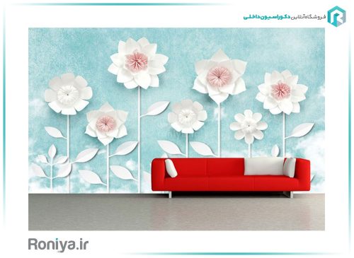 پوستر دیواری طرح گل کاغذی کد Z105 2 پوستر دیواری طرح گل کاغذی کد Z105