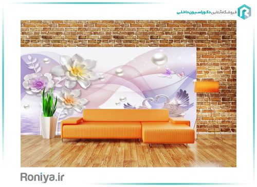 پوستر دیواری قوی سفید کد Z10 2 پوستر دیواری قوی سفید کد Z10