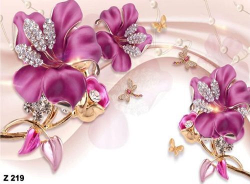 پوستر دیواری ارکیده کد Z219 3 پوستر دیواری ارکیده کد Z219