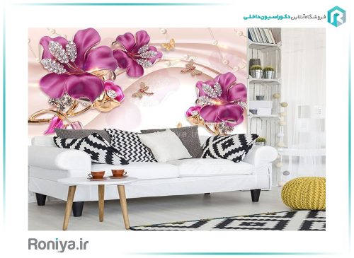 پوستر دیواری ارکیده کد Z219 2 پوستر دیواری ارکیده کد Z219