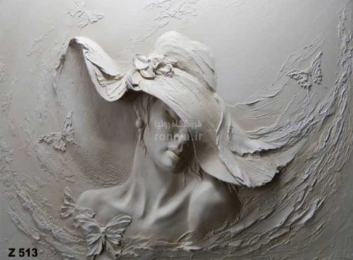 پوستر دیواری طرح مجسمه برجسته کد Z513 3 پوستر دیواری طرح مجسمه برجسته کد Z513