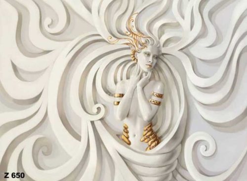 پوستر دیواری تندیس فرشته کد Z650 3 پوستر دیواری تندیس فرشته کد Z650