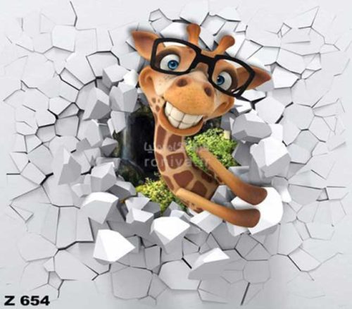 پوستر دیواری سه بعدی کودک کد Z654 3 پوستر دیواری سه بعدی کودک کد Z654