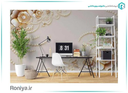 پوستر گل پذیرایی کد 3DF-272 4 پوستر گل پذیرایی کد 3DF-272