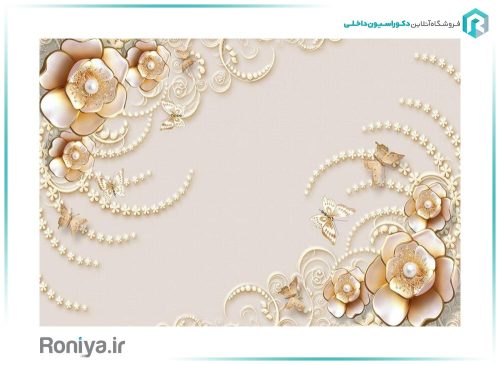 پوستر گل پذیرایی کد 3DF-272 2 پوستر گل پذیرایی کد 3DF-272
