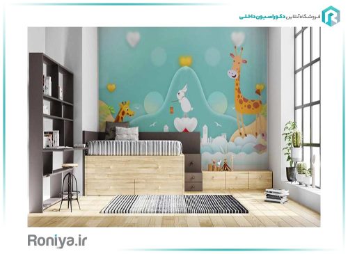 پوستر دیواری اتاق کودک کد CN-0109 2 پوستر دیواری اتاق کودک کد CN-0109
