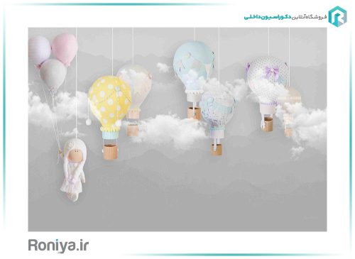 پوستر بالن برای اتاق کودک کد CN-0112 2 پوستر بالن برای اتاق کودک کد CN-0112