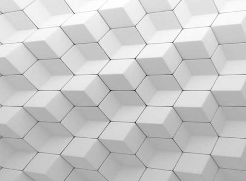 پوستر دیواری سه بعدی مربع های برجسته سفید کد 3D-023 2 پوستر دیواری سه بعدی مربع های برجسته سفید کد 3D-023