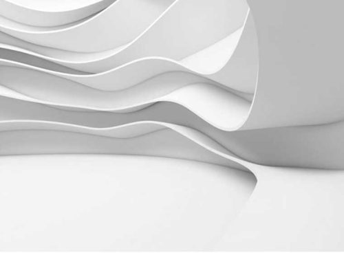 پوستر دیواری سه بعدی امواج سفید کد 3D-028