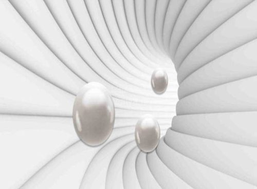 پوستر دیواری سه بعدی سفید کد 3D-111 2 پوستر دیواری سه بعدی سفید کد 3D-111