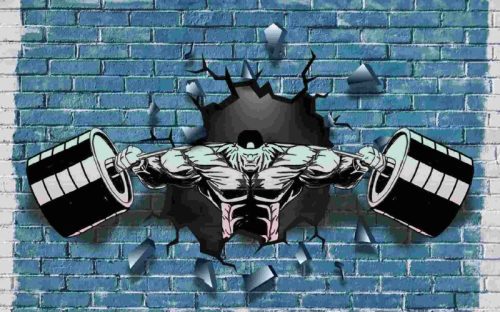 پوستر سه بعدی وزنه برداری LS-075 2 پوستر سه بعدی وزنه برداری