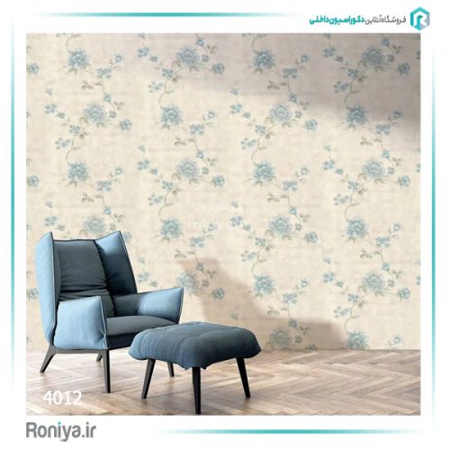 کاغذ دیواری گلدار اتاق خواب کد 4010 4 کاغذ دیواری گلدار اتاق خواب کد 4010