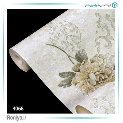 انواع مدل های کاغذ دیواری گل دار برای اتاق خواب| رونیا