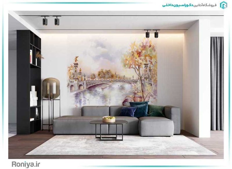 پوستر دیواری آبرنگی نقاشی پل کد AB-004
