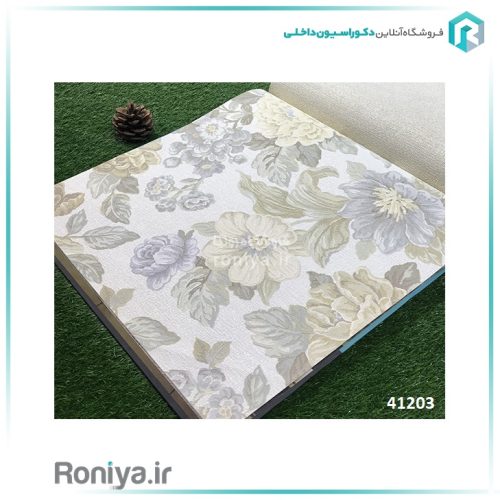 کاغذ دیواری گل برجسته کد 41205 5 کاغذ دیواری گل برجسته کد 41205