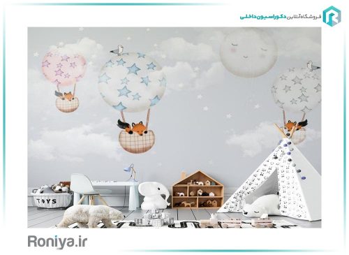 پوستر طرح بالن اتاق کودک CN-0198 3 پوستر طرح بالن اتاق کودک CN-0198