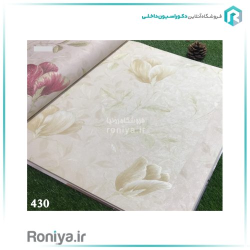 کاغذ دیواری طرح گل کد 425 2 کاغذ دیواری طرح گل کد 425