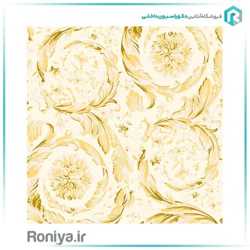 کاغذ دیواری گلدار برای پذیرایی کد 44025