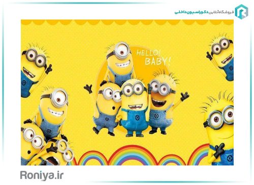 پوستر دیواری مینیون برای اتاق کودک CN-0208 2 پوستر دیواری مینیون برای اتاق کودک CN-0208