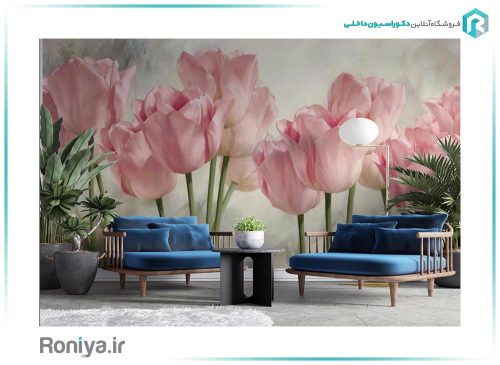 پوستر سه بعدی گل لاله 3DF-587 3 پوستر سه بعدی گل لاله 3DF-587