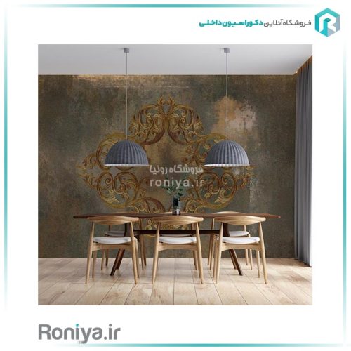 کاغذ دیواری داماسک سه بعدی D-104 3 کاغذ دیواری داماسک سه بعدی D-104