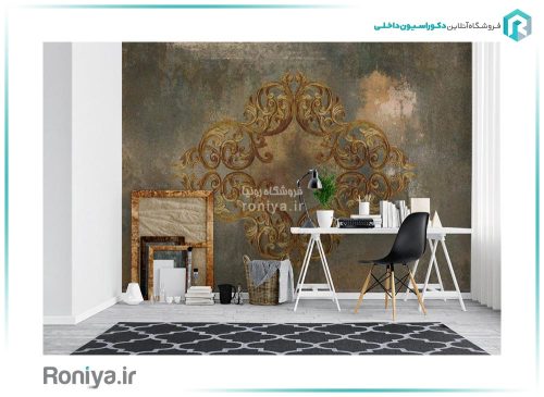 کاغذ دیواری داماسک سه بعدی D-104 2 کاغذ دیواری داماسک سه بعدی D-104