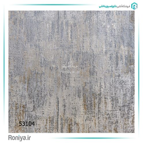 کاغذ دیواری لوکس ورق طلا کد 53104