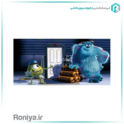 پوستردیواری کارتون کارخونه هیولاهاCN-0228 3 پوستر دیواری اتاق خواب کودک