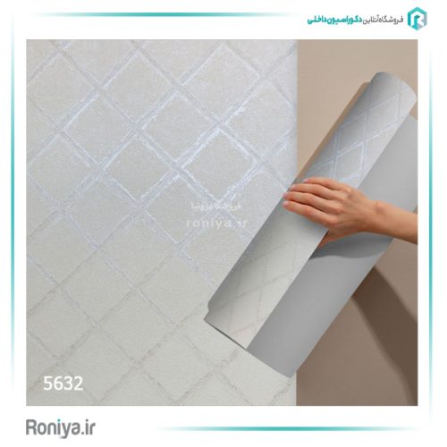 کاغذ دیواری طرح لوزی روشن کد 5632 2 کاغذ دیواری طرح لوزی روشن کد 5632