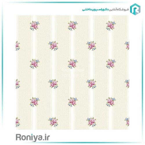 کاغذ دیواری طرح گل ریز کد 59044
