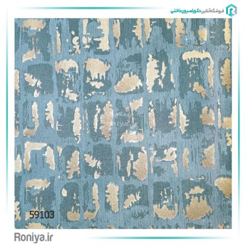 کاغذ دیواری طرح ورق طلا کد 59106