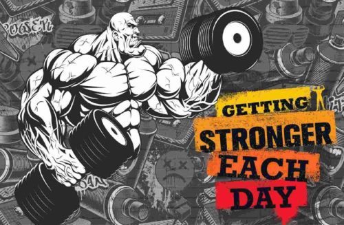 پوستر دیواری باشگاه وزنه برداری 3DF-268 2 پوستر دیواری باشگاه وزنه برداری 3DF-268