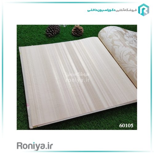 کاغذ دیواری راه راه ریز رنگ روشنCode-60104-60105-60108-60109 4 کاغذ دیواری راه راه ریز رنگ روشن