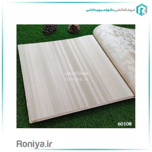کاغذ دیواری راه راه ریز رنگ روشنCode-60104-60105-60108-60109 3 کاغذ دیواری راه راه ریز رنگ روشن