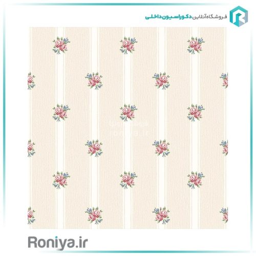 کاغذ دیواری طرح گل ریز کد 59044